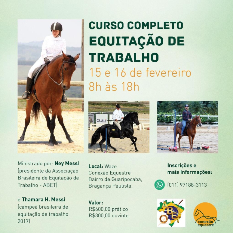 Curso Conexão Equestre 02-2020